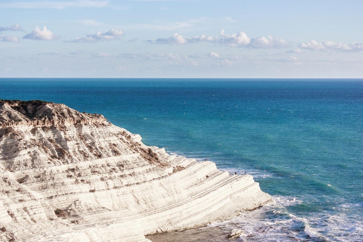 Scala dei turchi nel viaggio d'istruzione in Sicilia