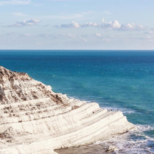 Scala dei turchi nel viaggio d'istruzione in Sicilia