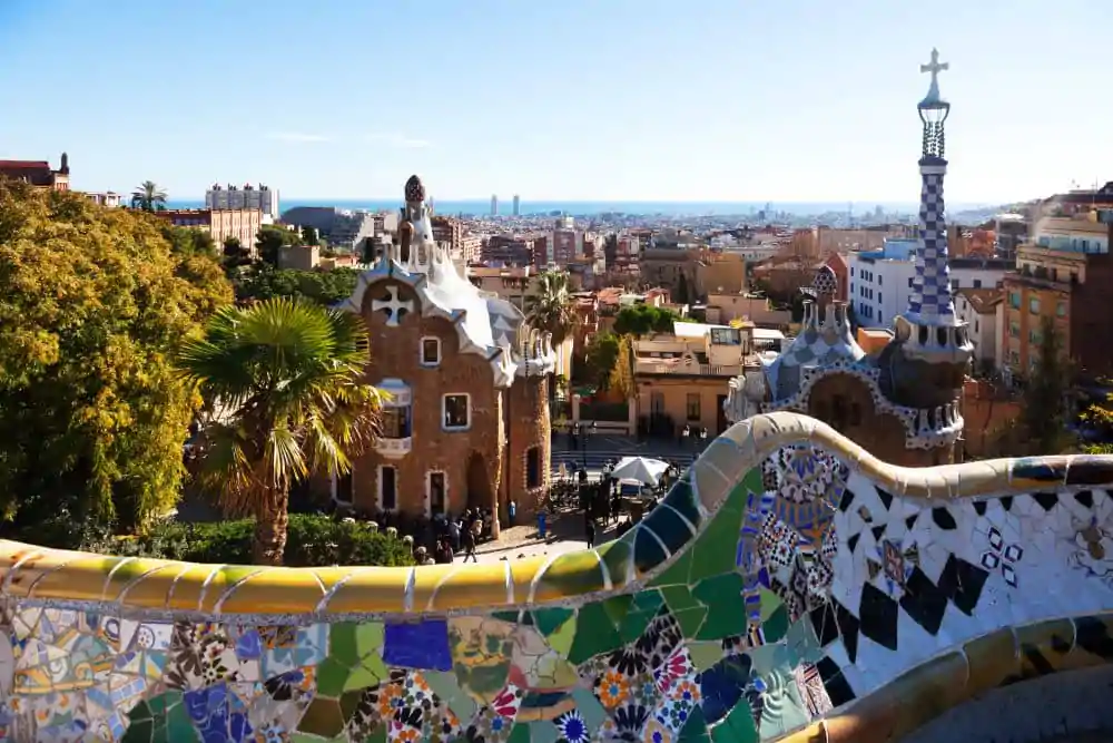 parco guell inverno barcellona