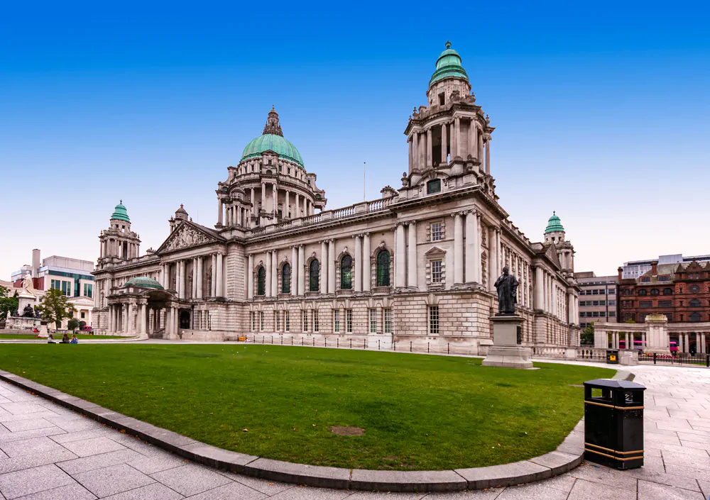 Belast City Hall in Northern Ireland, UK